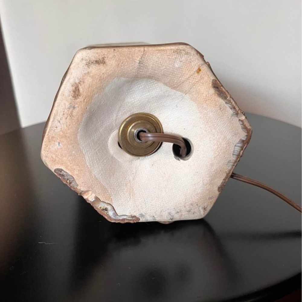 Mid Century Vintage Drip Glaze Lamp Base - Picture 6 of 10